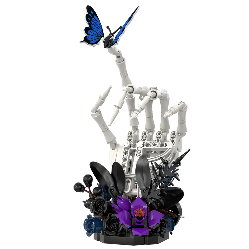 Gobricks MOC Dark Night Rose Building Blocks Model Nether Butterfly Bone Bricks diy Assembled Toy for Children Gift
Gobricks MOC Dark Night Rose Building Blocks Model Nether Butterfly Bone Bricks diy Assembled Toy for Children Gift
