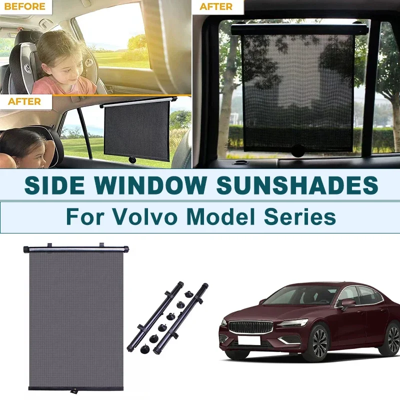 2Pcs UV Protection Retractable Car Side Window Sun Shade Roller Blinds For Volvo S40 S60 S90 V40 V60 V90 XC40 XC60 XC90 C30 C70
2Pcs UV Protection Retractable Car Side Window Sun Shade Roller Blinds For Volvo S40 S60 S90 V40 V60 V90 XC40 XC60 XC90 C30 C70