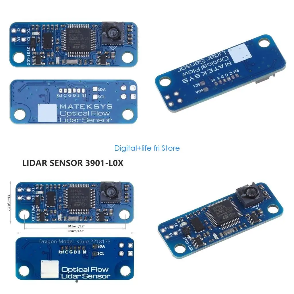 Модуль высокопроизводительных датчиков потока E06D Matek 3901-L0X для полетных контроллеров F4 7
Модуль высокопроизводительных датчиков потока E06D Matek 3901-L0X для полетных контроллеров F4 7