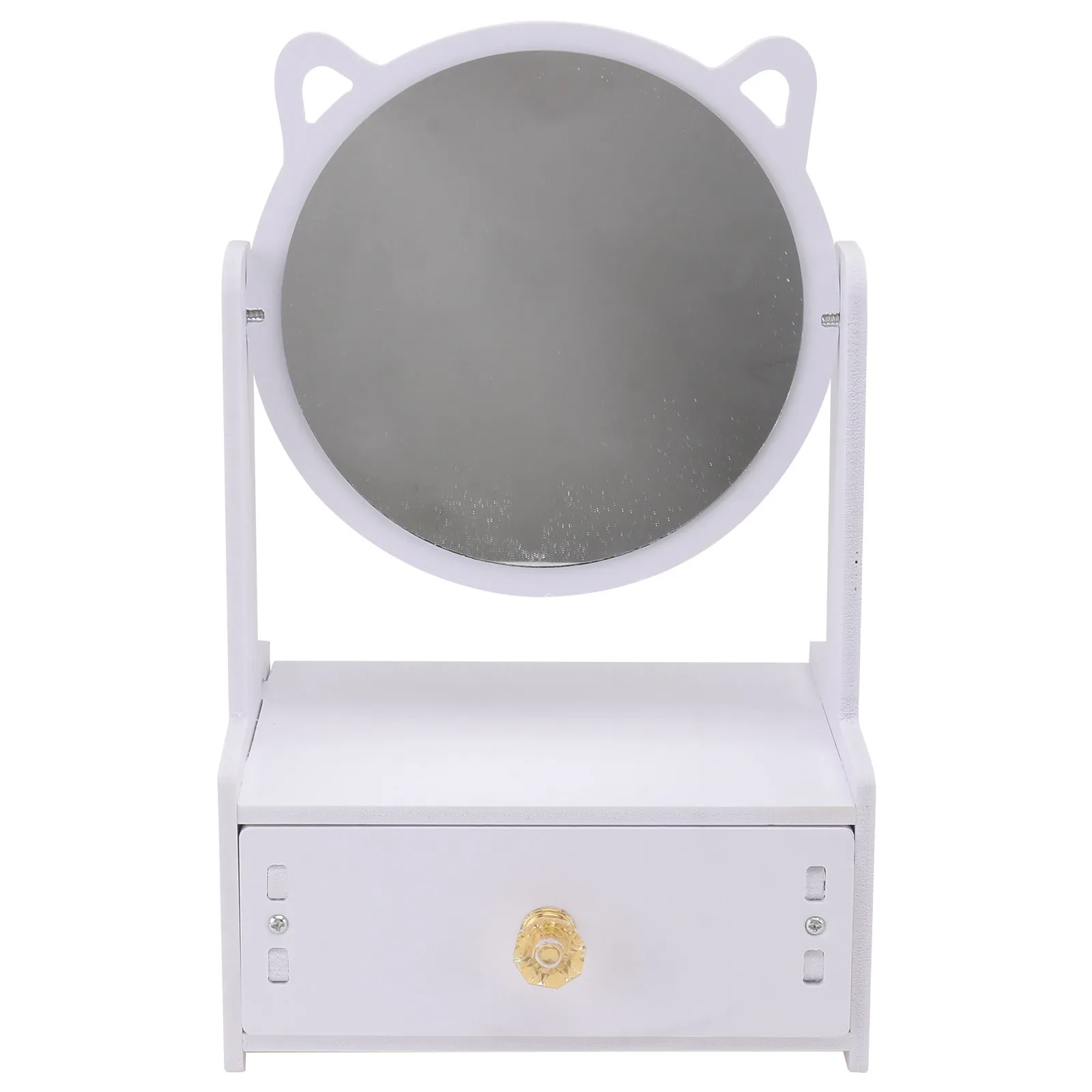 1Pcs Desktop Makeup Mirror Rotatable Box Storage Jewelry Organizer Multifunctional Dressing Table Mirror for Home Use
1Pcs Desktop Makeup Mirror Rotatable Box Storage Jewelry Organizer Multifunctional Dressing Table Mirror for Home Use