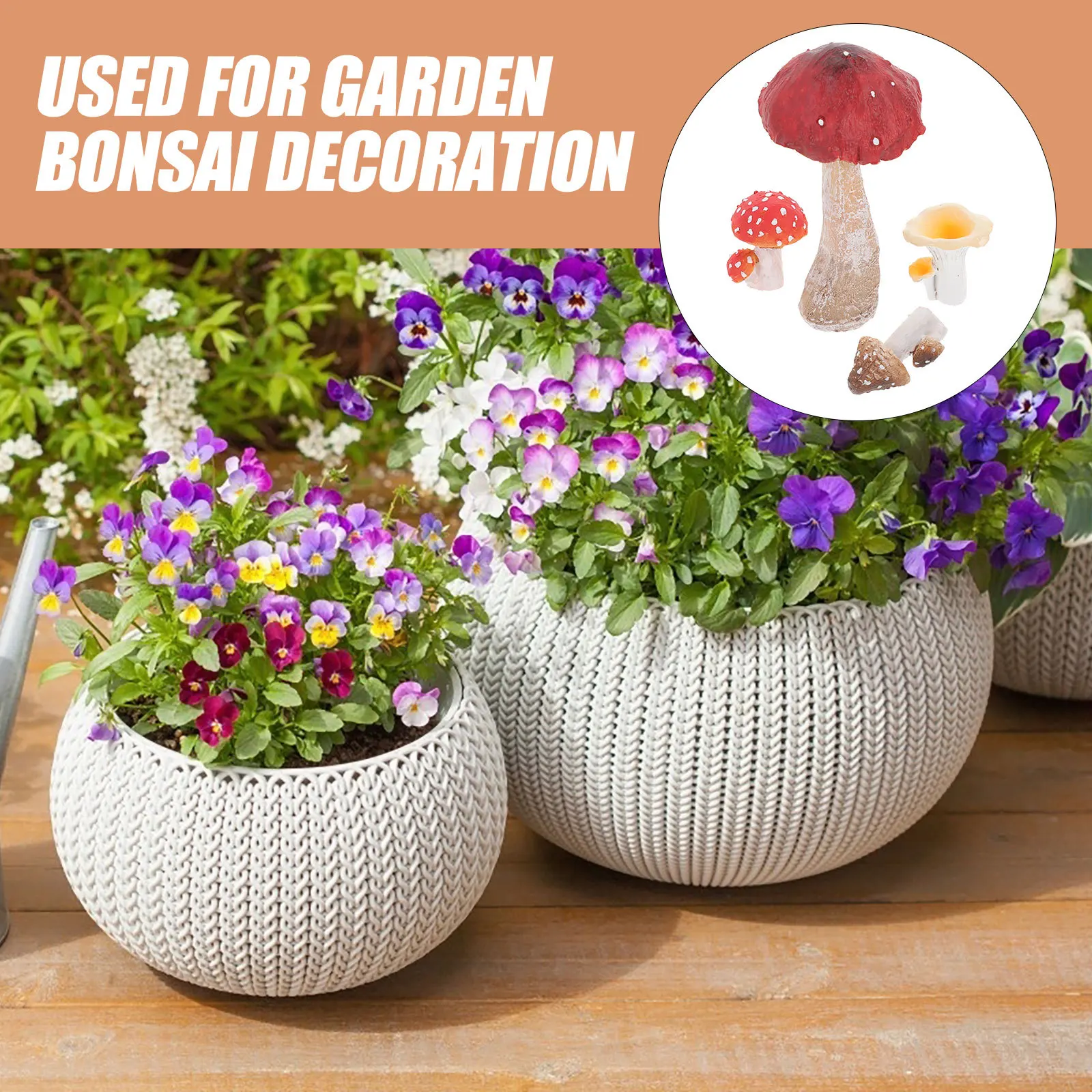 4Pcs Resin Mushroom Statues Miniature Decor for Fairy Garden Micro Landscape Indoor Outdoor DIY Home Decoration Sculpture
4Pcs Resin Mushroom Statues Miniature Decor for Fairy Garden Micro Landscape Indoor Outdoor DIY Home Decoration Sculpture