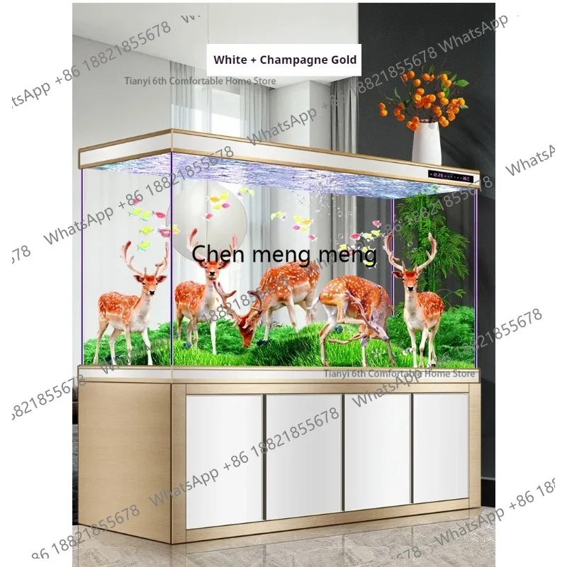 Luxury Fish Tanks Aquariums Modern Living Room Originality Glass Aquariums Cabinet Multifunction Pet Products
Luxury Fish Tanks Aquariums Modern Living Room Originality Glass Aquariums Cabinet Multifunction Pet Products
