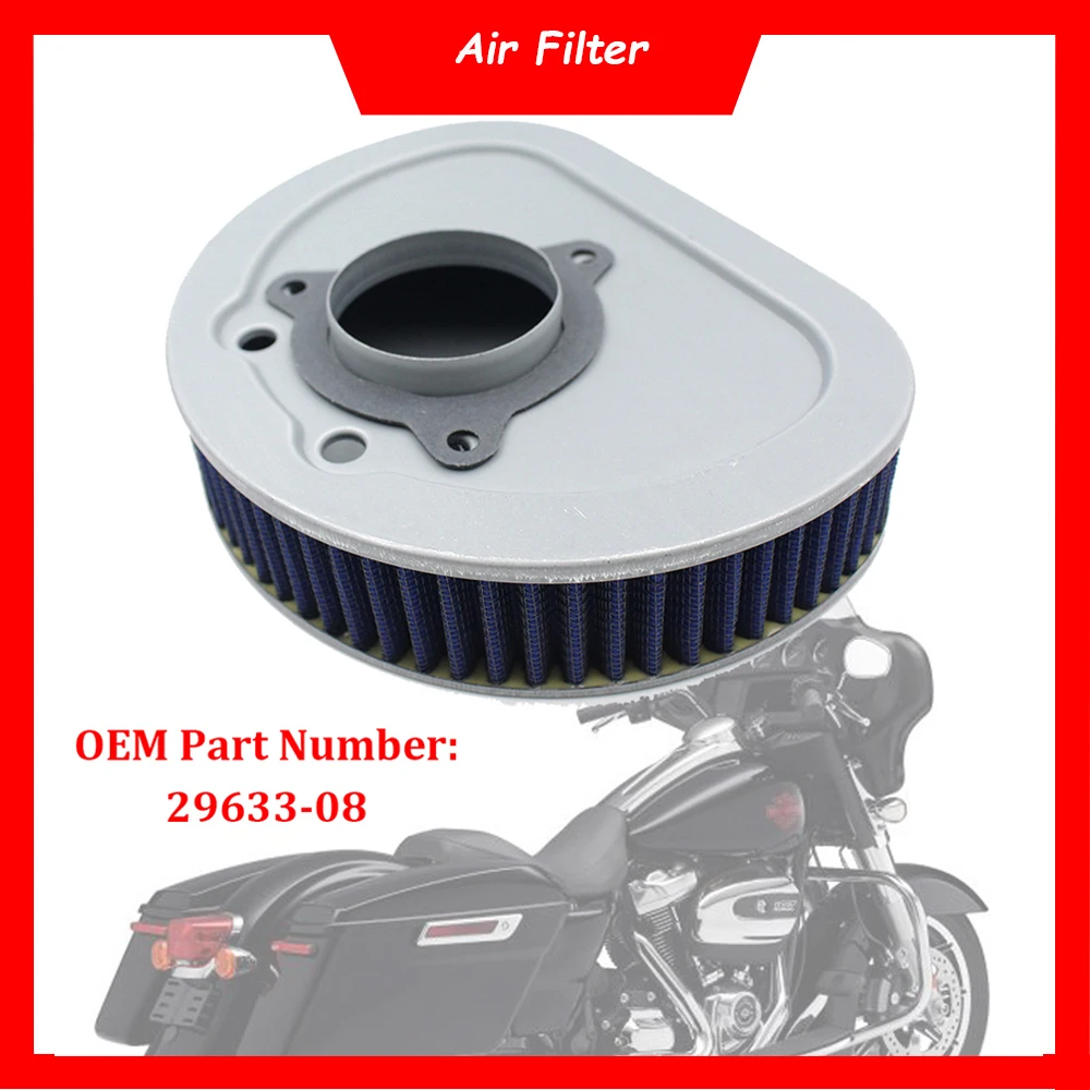 Motorcycle Air Filter Cleaner HD-1508 Air Intake Filter Element For Harley Electra Glide Classic Road Glide CVO Custom Road King
Motorcycle Air Filter Cleaner HD-1508 Air Intake Filter Element For Harley Electra Glide Classic Road Glide CVO Custom Road King