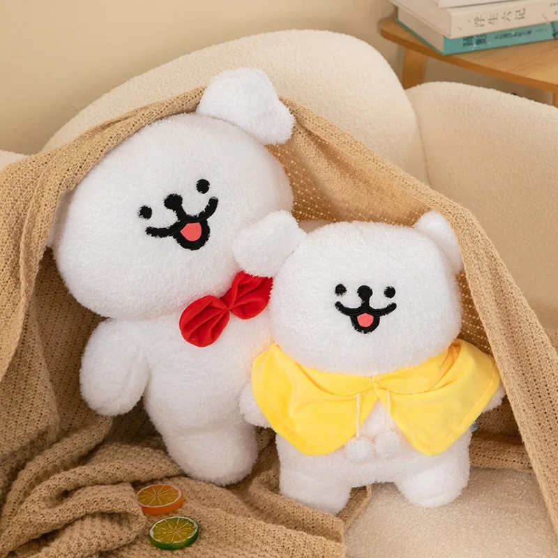 Cute Cartoon White Dog Plush Doll Multiple Outfit Puppy Stuffed Toy Fluffy Soft Body Pillow Home Decor Birthday Gift for Girls
Cute Cartoon White Dog Plush Doll Multiple Outfit Puppy Stuffed Toy Fluffy Soft Body Pillow Home Decor Birthday Gift for Girls