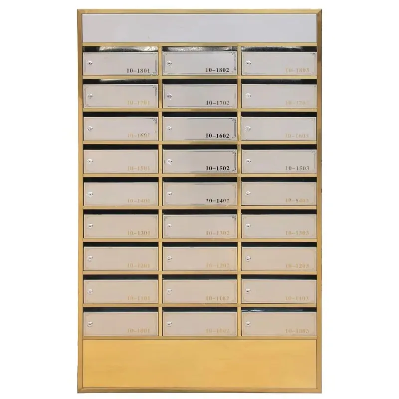 Modern retro stainless steel community and villa mailbox
Modern retro stainless steel community and villa mailbox