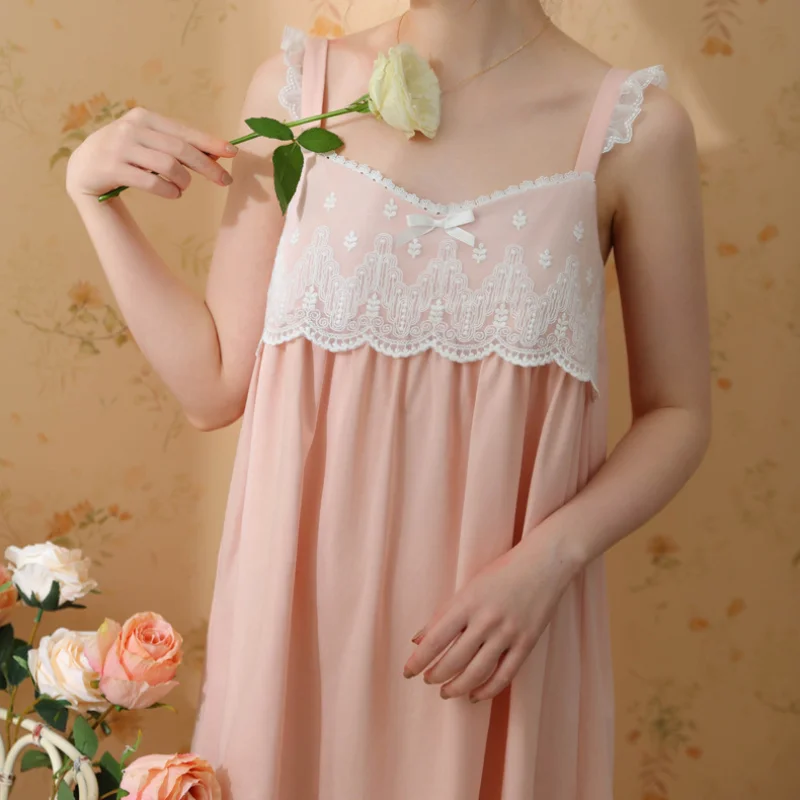 Sexy Lace Sleeveless Night Dress Women Girl Cotton Sleepwear Summer Sweet Mini Nighty Princess Nightwear Kawaii Short Nightgown
Sexy Lace Sleeveless Night Dress Women Girl Cotton Sleepwear Summer Sweet Mini Nighty Princess Nightwear Kawaii Short Nightgown