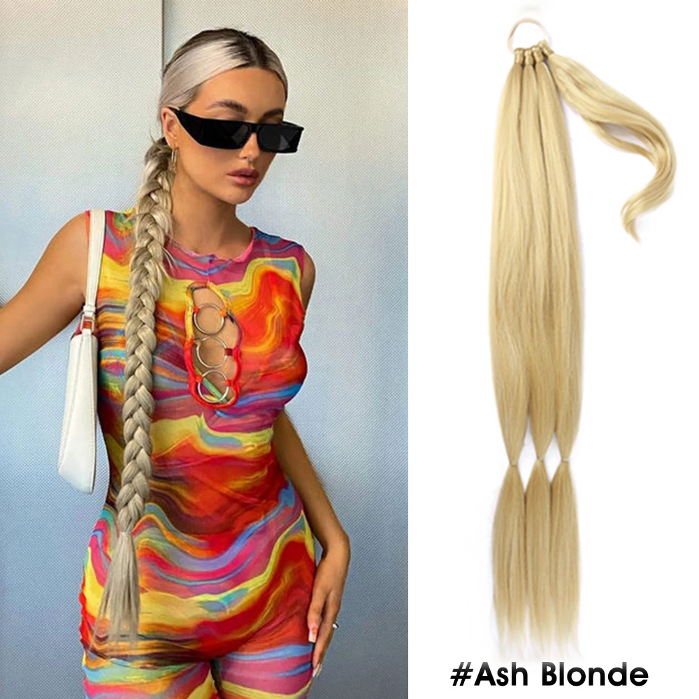 Synthetic Braided Ponytail Extensions Long Black Hairpiece Pony Tail with Hair Chignon Tie for Women High Temperature Fiber DIY
Synthetic Braided Ponytail Extensions Long Black Hairpiece Pony Tail with Hair Chignon Tie for Women High Temperature Fiber DIY