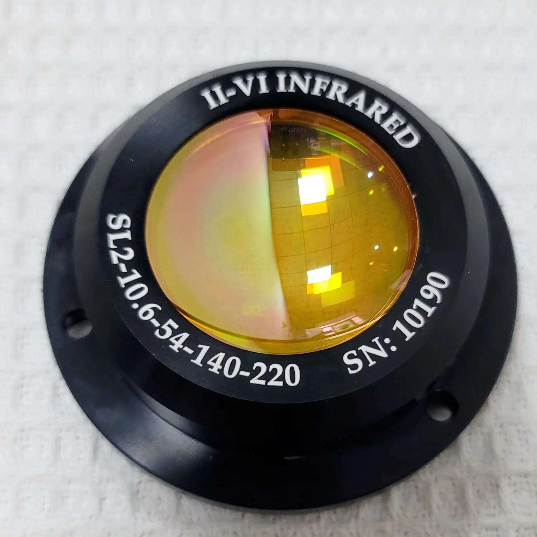 II-VI INFRARED SL2-10.6-54-140-220 F-theta Lens 
II-VI INFRARED SL2-10.6-54-140-220 F-theta Lens