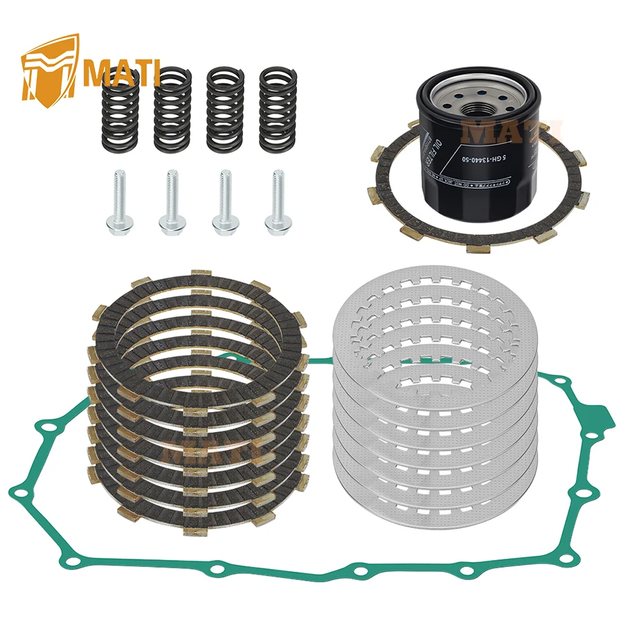 M MATI 22201-MAV-000 Clutch Friction Plates & Gasket Kit for Honda Shadow ACE 750 VT750C 1998-2003
M MATI 22201-MAV-000 Clutch Friction Plates & Gasket Kit for Honda Shadow ACE 750 VT750C 1998-2003