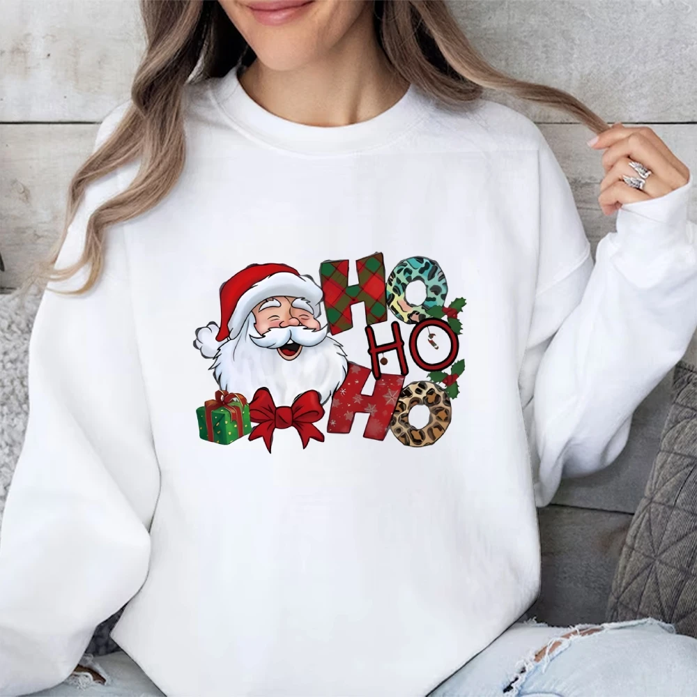 Christmas Style Ladies Pullover Sweatshirt Santa Graphic Printing Pure Cotton High Quality Fabric Loose Pullover Chic New Hoodie
Christmas Style Ladies Pullover Sweatshirt Santa Graphic Printing Pure Cotton High Quality Fabric Loose Pullover Chic New Hoodie