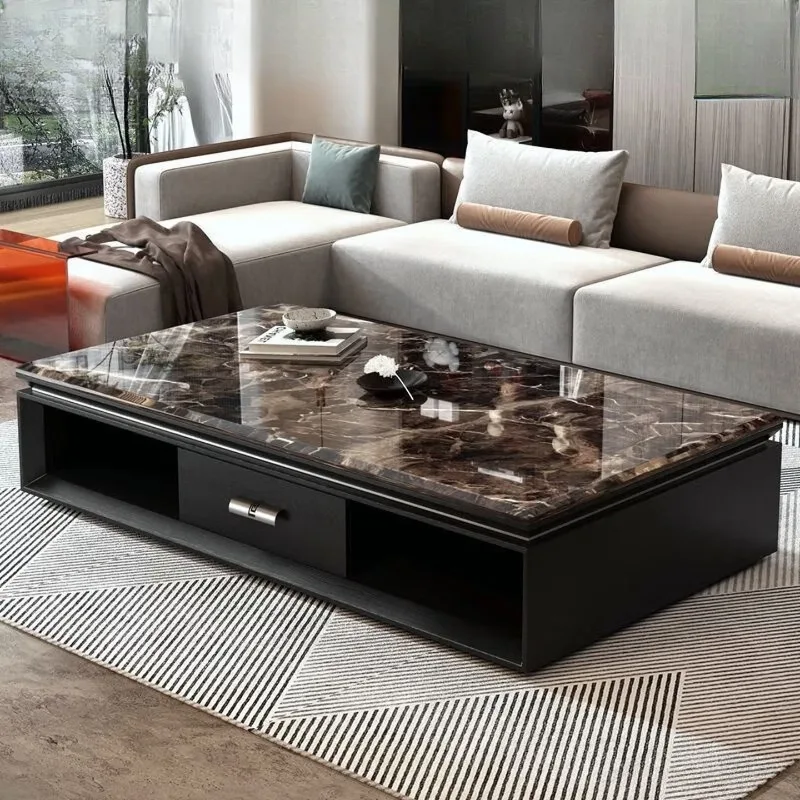 Living room marble coffee table, TV cabinet combination
Living room marble coffee table, TV cabinet combination