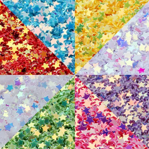30 g/borsa PVC Star Paillettes 3mm Colore Glitter Paillette Allentate per DIY Unghie artistiche Decorazione Forniture Accessori Per Capelli Trucco di Bellezza