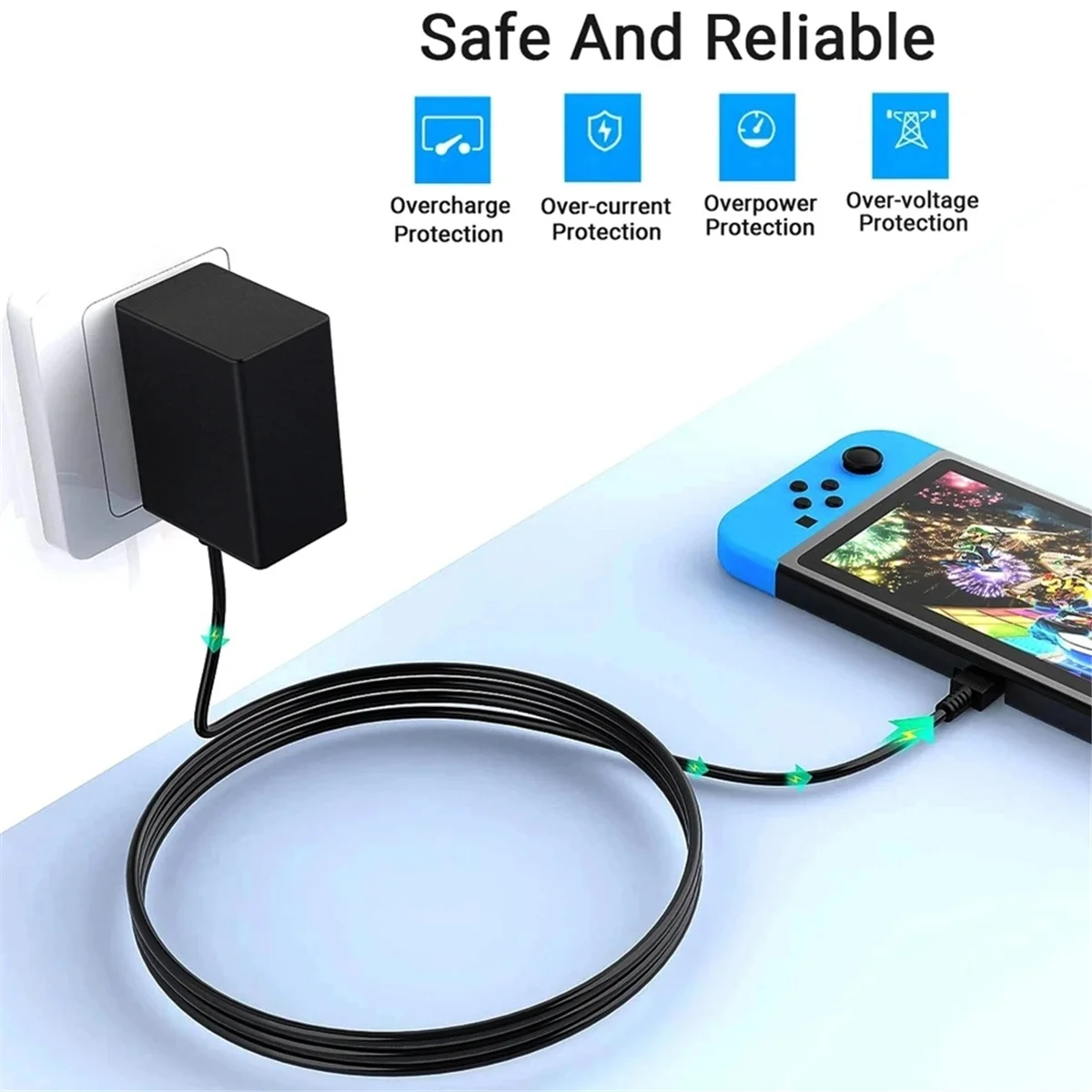 24 Вт для Nintendo Switch, адаптер питания и вилка Switch Lite, быстрое зарядное устройство, адаптер переменного тока, зарядное устройство для мобильного телефона, вилка стандарта США, хит продаж
24 Вт для Nintendo Switch, адаптер питания и вилка Switch Lite, быстрое зарядное устройство, адаптер переменного тока, зарядное устройство для мобильного телефона, вилка стандарта США, хит продаж