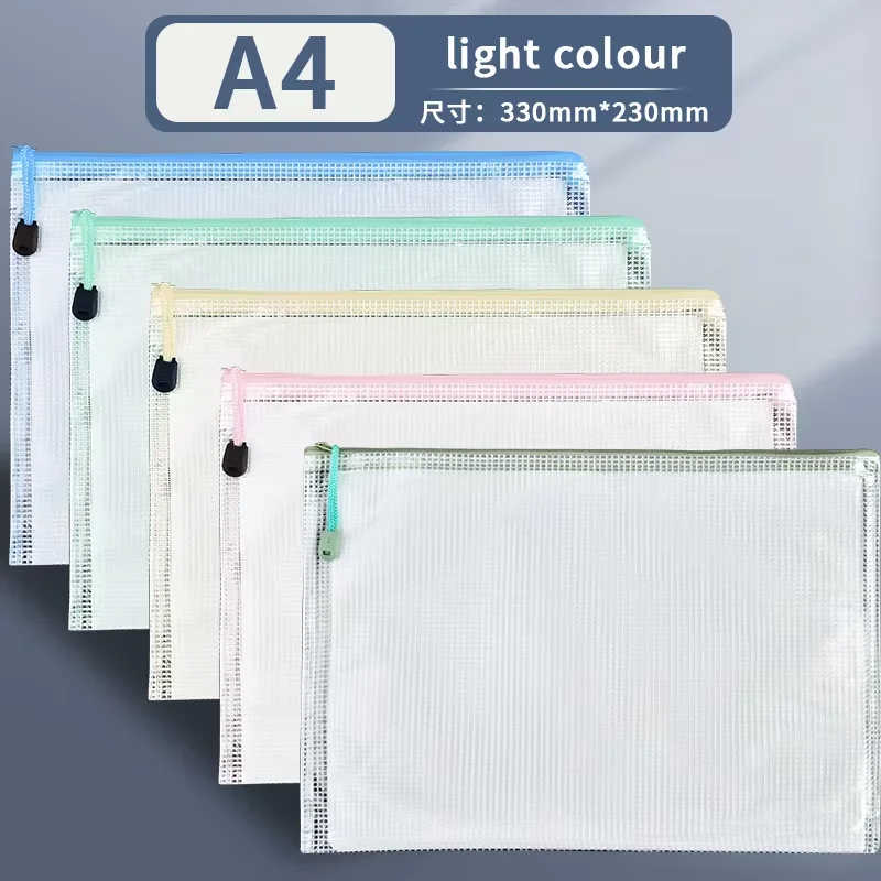A4 Waterproof PVC Folder with Zipper File Bag Multipurpose Plastic Organizer for School Supplies Office Stationery Durable Desk
A4 Waterproof PVC Folder with Zipper File Bag Multipurpose Plastic Organizer for School Supplies Office Stationery Durable Desk