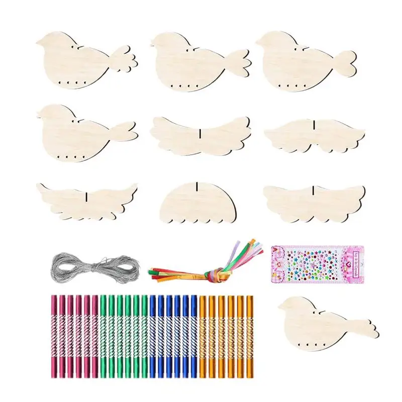 Wind Chime Craft Craft Kit For Make Your Own Birds Wooden Arts And Crafts Wind Chimes Ornament DIY Wood Craft Kits To Paint Bird
Wind Chime Craft Craft Kit For Make Your Own Birds Wooden Arts And Crafts Wind Chimes Ornament DIY Wood Craft Kits To Paint Bird