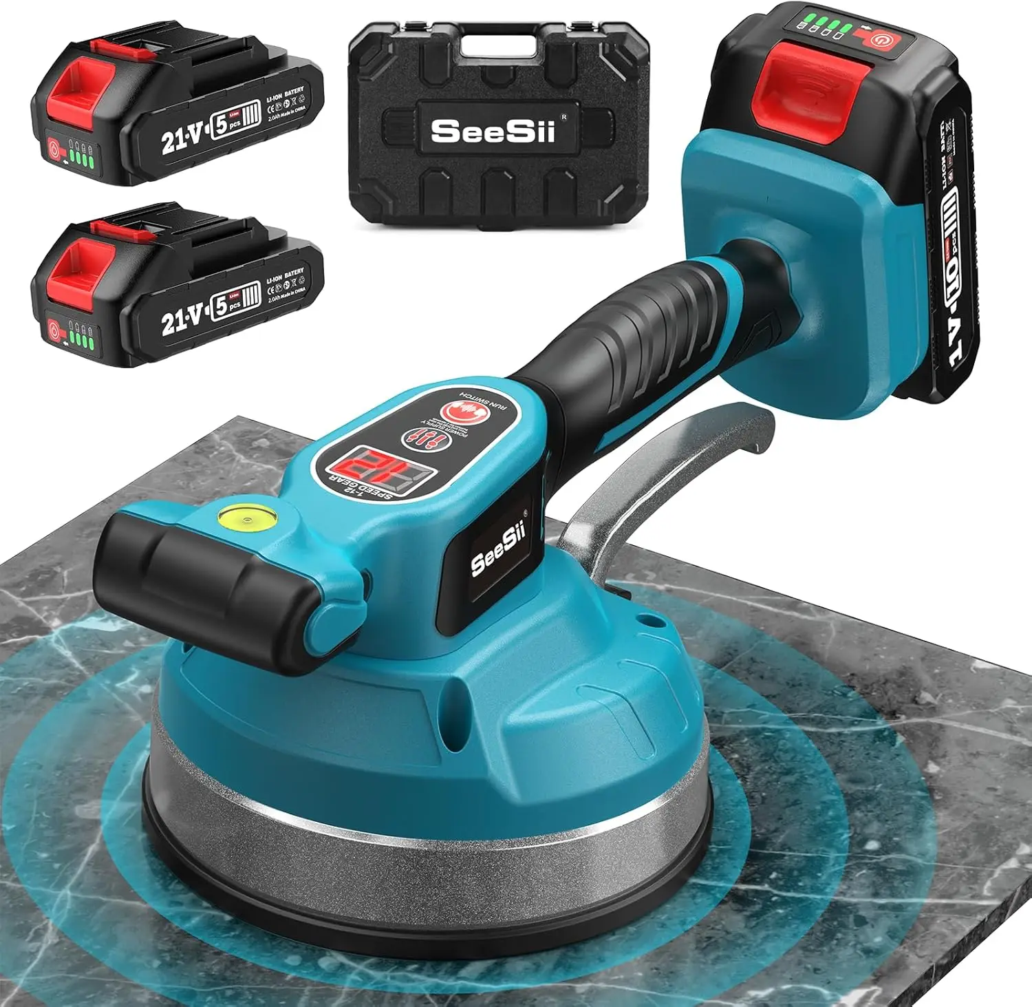 Seesii Tile Laying Machine Tile Shaker Wireless Vibration Device 160mm Suction Power 12 Level Cordless Tile Installation Tools
Seesii Tile Laying Machine Tile Shaker Wireless Vibration Device 160mm Suction Power 12 Level Cordless Tile Installation Tools