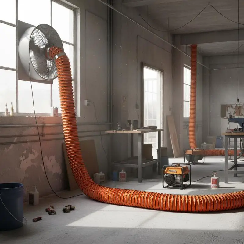 PVC Flexible Ventilation Pipe 16FT For Construction Sites Warehouse Mines, 12IN Diameter Adjustable Ropes Portable Storage D-Shaped Rings High-Density Polyester Material Yellow Finish
PVC Flexible Ventilation Pipe 16FT For Construction Sites Warehouse Mines, 12IN Diameter Adjustable Ropes Portable Storage D-Shaped Rings High-Density Polyester Material Yellow Finish