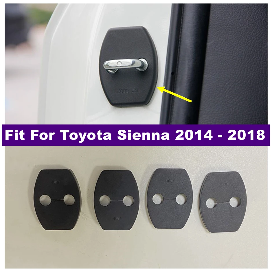 Inner Car Door Lock Protective Cover Buckle Decoration Fit For Toyota Sienna 2014 - 2018 Plastic Accessories Interior Refit Kit
Inner Car Door Lock Protective Cover Buckle Decoration Fit For Toyota Sienna 2014 - 2018 Plastic Accessories Interior Refit Kit