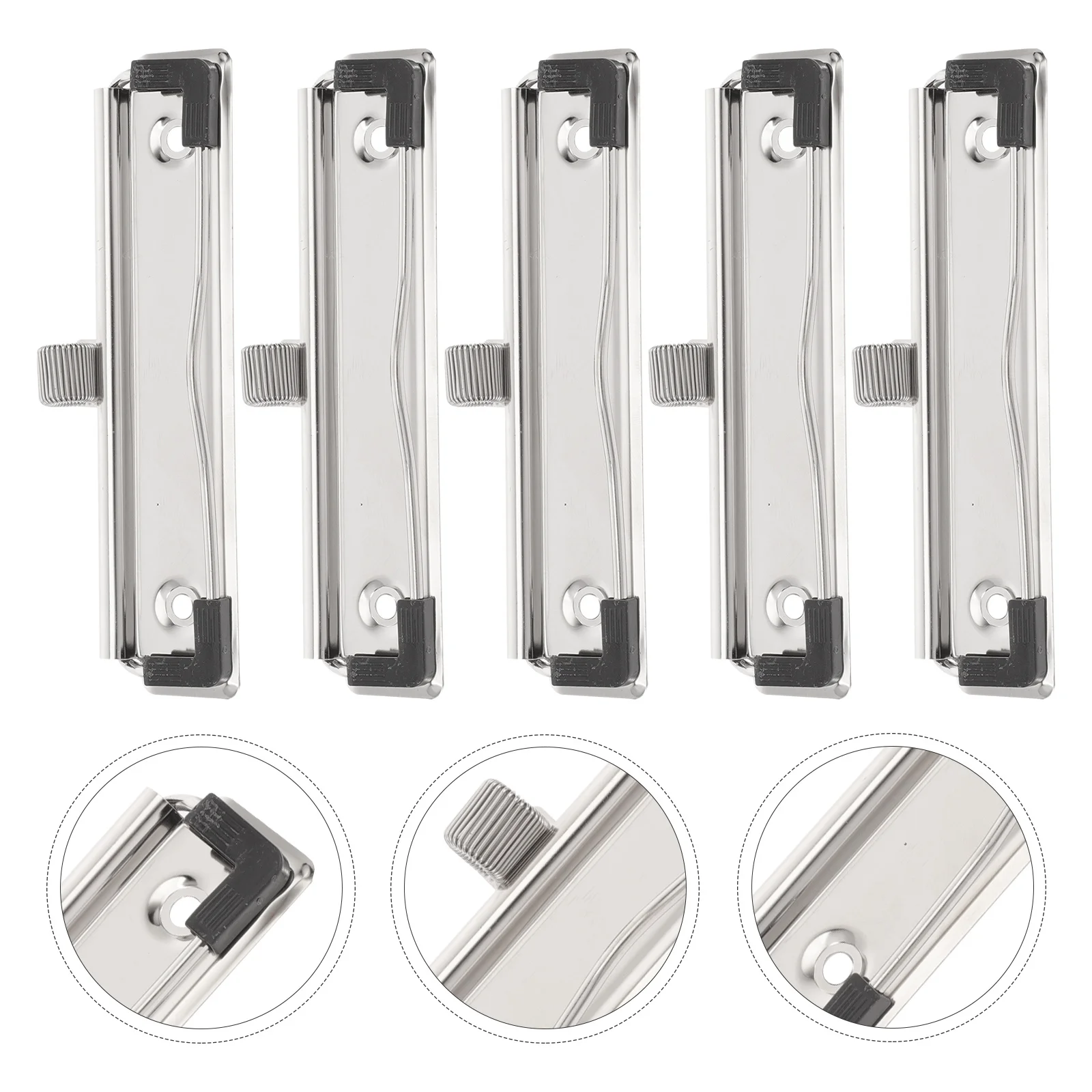 5Pcs Multifunctional Metal Clipboard Clips Practical Long Lasting Sleek Minimalist Design Mountable Clipboard Clips
5Pcs Multifunctional Metal Clipboard Clips Practical Long Lasting Sleek Minimalist Design Mountable Clipboard Clips