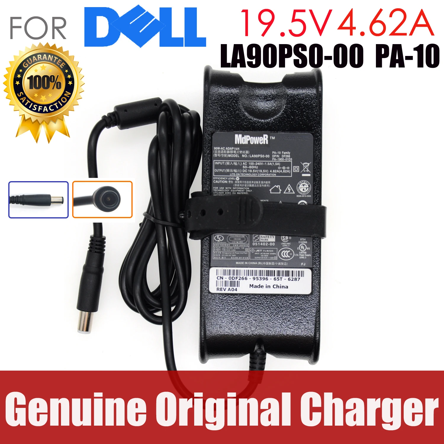 Original 19.5V 4.62A 90W For DELL 15R 15R3421 15V-4516 FA90PM111 AA90PM111 ADP-90LD CM889 laptop supply AC adapter charger
Original 19.5V 4.62A 90W For DELL 15R 15R3421 15V-4516 FA90PM111 AA90PM111 ADP-90LD CM889 laptop supply AC adapter charger