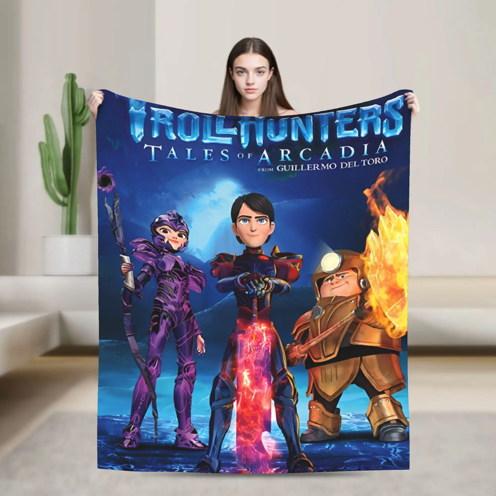 Trollhunters Tales Of Arcadia Blanket Airplane Travel Flannel Bedding Throws For Outdoor Super Warm Quality Bedspread Gift Idea
Trollhunters Tales Of Arcadia Blanket Airplane Travel Flannel Bedding Throws For Outdoor Super Warm Quality Bedspread Gift Idea