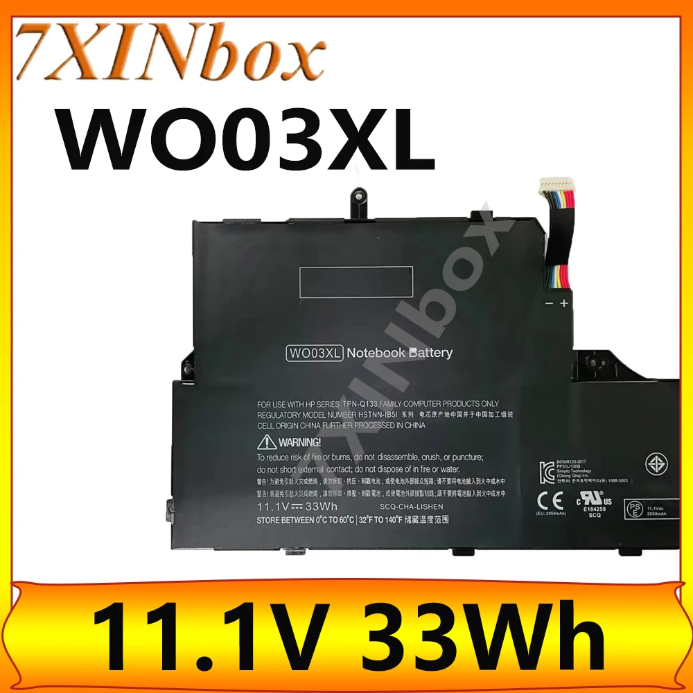 7XINbox WO03XL 11,1 В 33 Втч аккумулятор для ноутбука HP X100E 100E x2 13-M 13-M010DX 725496-1B1 HSTNN-IB5I WO03 WOO3XL
7XINbox WO03XL 11,1 В 33 Втч аккумулятор для ноутбука HP X100E 100E x2 13-M 13-M010DX 725496-1B1 HSTNN-IB5I WO03 WOO3XL