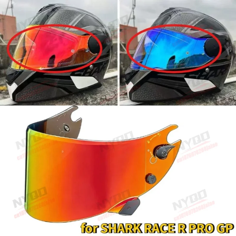 Motorcycle Helmet Face Shield Scratch Resistant and Windproof Suitable for SHARK RACE R PRO GP Motorcycle Accessories
Motorcycle Helmet Face Shield Scratch Resistant and Windproof Suitable for SHARK RACE R PRO GP Motorcycle Accessories