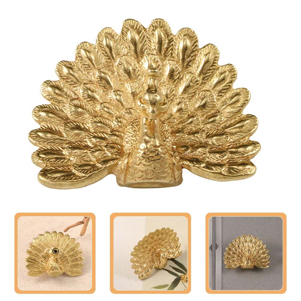 Round Cabinet Knobs Handles for Dresser Drawers Peacock Golden Brass Bathroom Door
Round Cabinet Knobs Handles for Dresser Drawers Peacock Golden Brass Bathroom Door