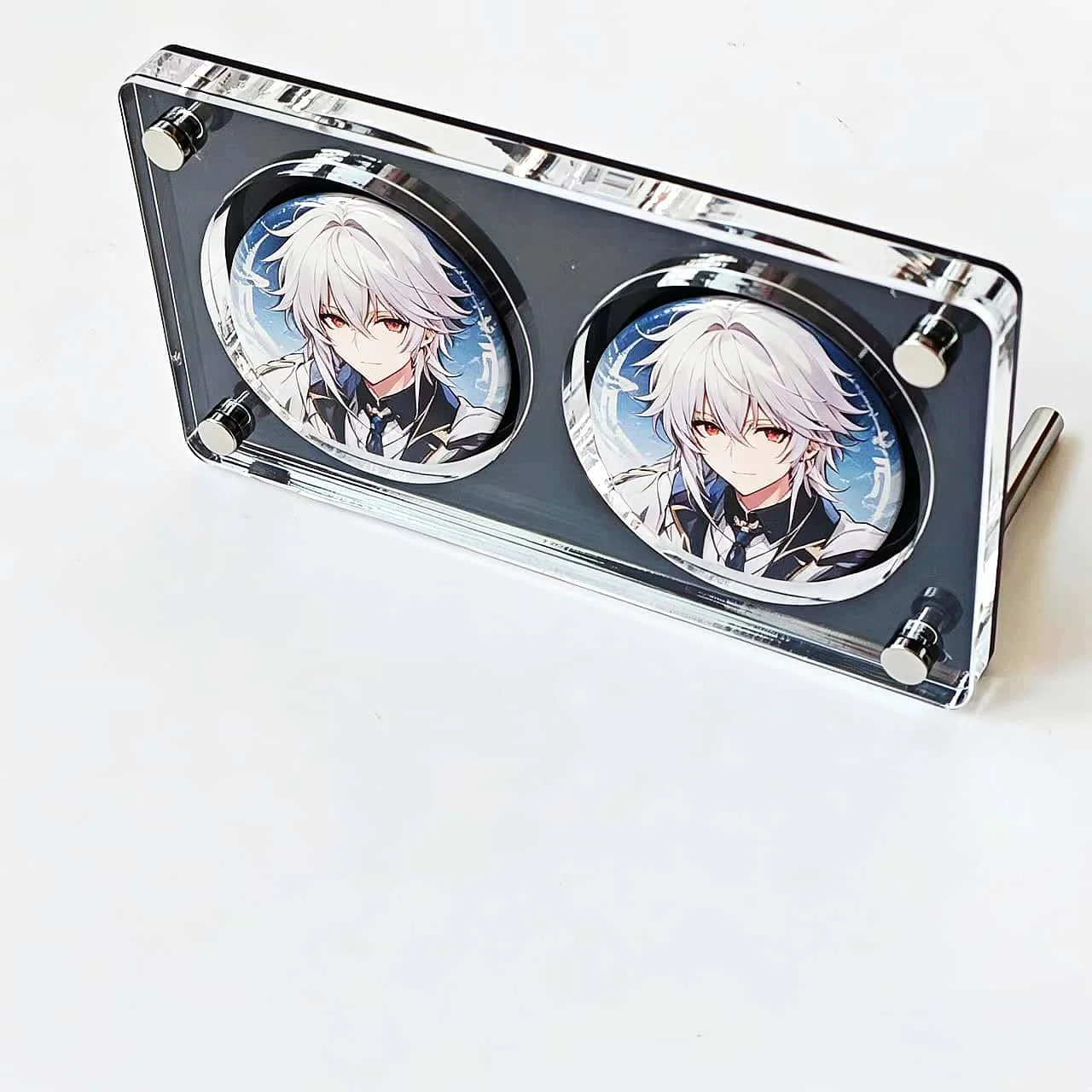 Black 58mm Acrylic Badge Display Stand Thickened Dustproof Clear Showcase Perfect Holder for Anime Pins and Badge Collections
Black 58mm Acrylic Badge Display Stand Thickened Dustproof Clear Showcase Perfect Holder for Anime Pins and Badge Collections