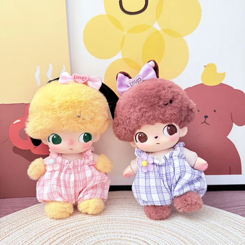 Clothes For DIMOO WORLD Doll Box Pendulum Accessories Cute Floral Checkered Pants Set Apparel For 15/17Cm Labubu Doll Clothes
Clothes For DIMOO WORLD Doll Box Pendulum Accessories Cute Floral Checkered Pants Set Apparel For 15/17Cm Labubu Doll Clothes