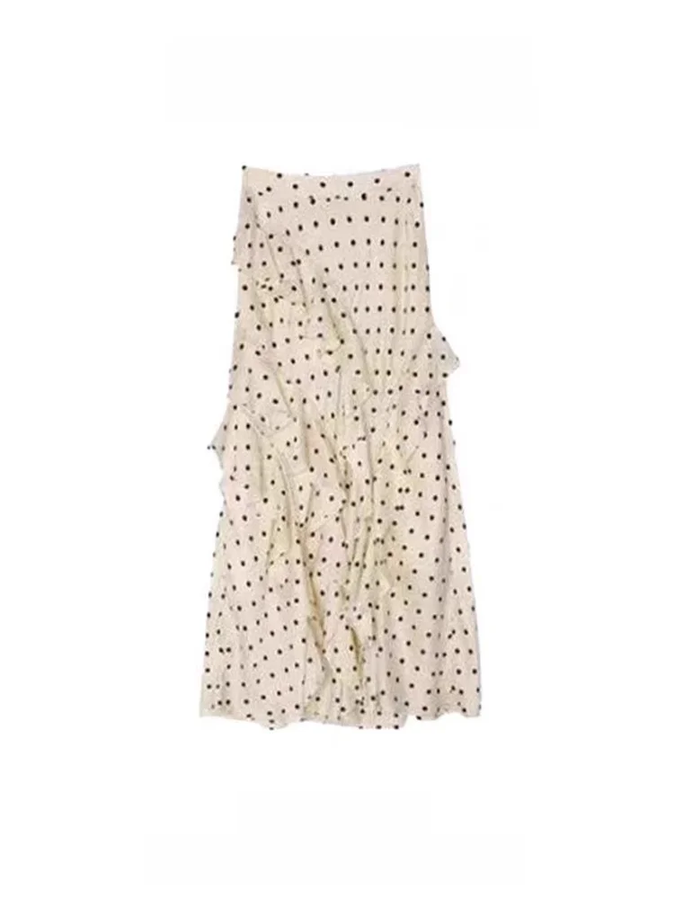 Юбка женская асимметричная с завышенной талией из атласа в горошек, весна-лето, новый дизайн, многоярусная, длинная, с разрезами
Юбка женская асимметричная с завышенной талией из атласа в горошек, весна-лето, новый дизайн, многоярусная, длинная, с разрезами