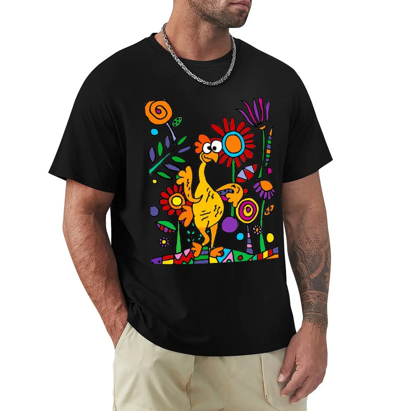 Funny Rubber Chicken in Flower Garden T-Shirt valentines clothes korean fashion kawaii clothes mens graphic t-shirts
Funny Rubber Chicken in Flower Garden T-Shirt valentines clothes korean fashion kawaii clothes mens graphic t-shirts