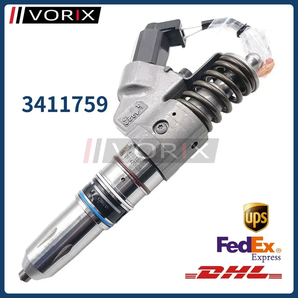 3411759 Common Rail Fuel Injector for Cummins QSM ISM QSM11 ISM11 M11 Engine
3411759 Common Rail Fuel Injector for Cummins QSM ISM QSM11 ISM11 M11 Engine