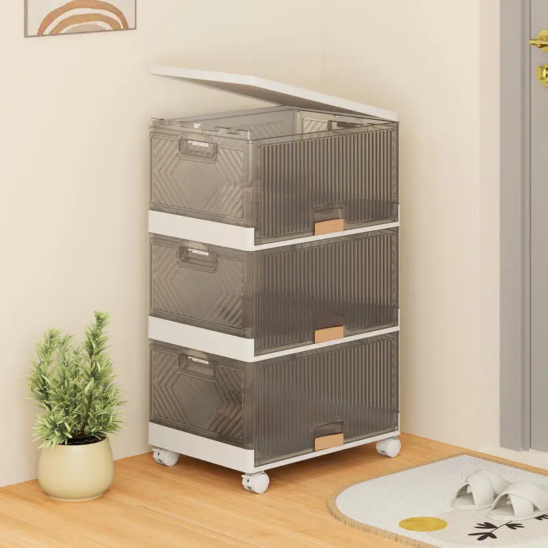 3/4/5/6-Cube Stackable Storage Bins with Detachable Wheels-3 Cube
3/4/5/6-Cube Stackable Storage Bins with Detachable Wheels-3 Cube
