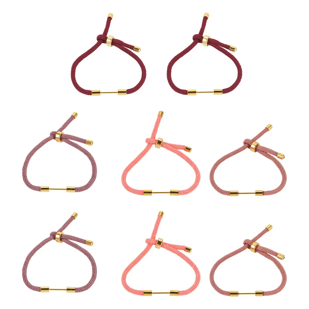 1Set Braided Nylon Cord Adjustable Silder Bracelet Making Multicolor for DIY Bracelet Couple Chinese Knot Bangle Jewelry Finding
1Set Braided Nylon Cord Adjustable Silder Bracelet Making Multicolor for DIY Bracelet Couple Chinese Knot Bangle Jewelry Finding
