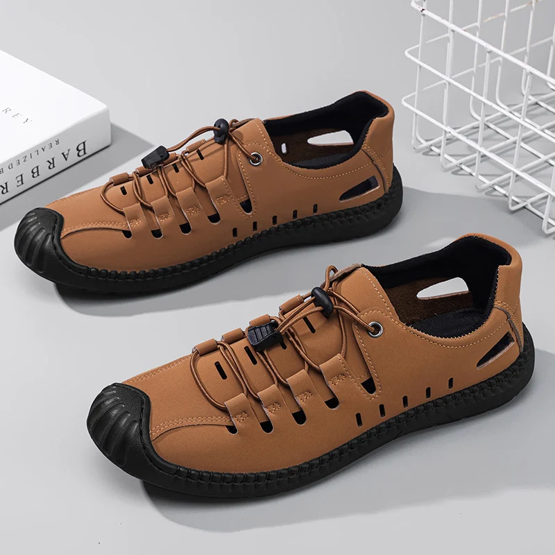 2024 Summer Classics Men's Casual Sewing Shoes High Quality Mens Sandals Outdoor Breathable Male Comfortable Sport Driving Shoe
2024 Summer Classics Men's Casual Sewing Shoes High Quality Mens Sandals Outdoor Breathable Male Comfortable Sport Driving Shoe