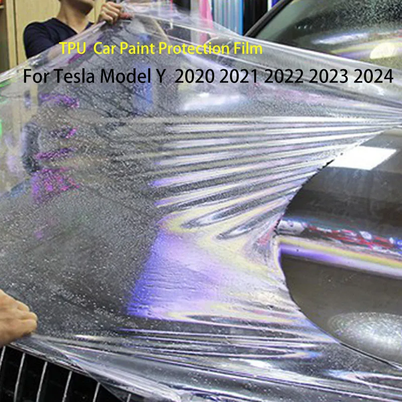 9Mil TPU Scratch Resistant Car Paint Protection Film For Tesla Model Y 2020 2021 2022 2023 2024 Clear Bra PPF Decal Accessories
9Mil TPU Scratch Resistant Car Paint Protection Film For Tesla Model Y 2020 2021 2022 2023 2024 Clear Bra PPF Decal Accessories