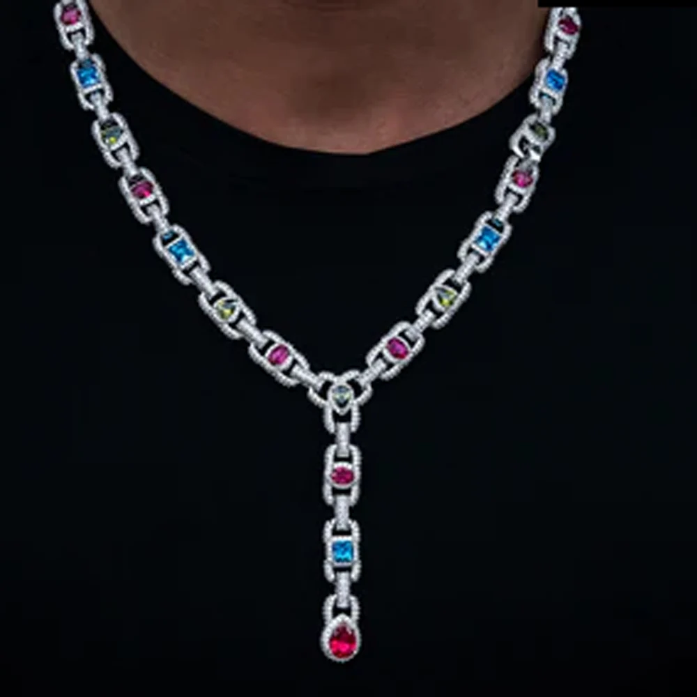 UWIN Bling Red Green Blue White Cubic Zirconia Necklaces Hip Hop 11mm Iced Out Colorful Gemstone Jewelry for Women Gift
UWIN Bling Red Green Blue White Cubic Zirconia Necklaces Hip Hop 11mm Iced Out Colorful Gemstone Jewelry for Women Gift