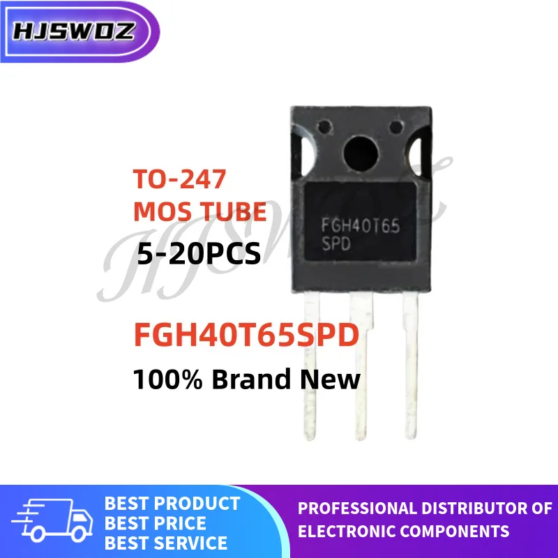 5~20Pcs New FGH40T65SPD FGH 40T65SPD TO-247 MOSFET Field effect transistor
5~20Pcs New FGH40T65SPD FGH 40T65SPD TO-247 MOSFET Field effect transistor