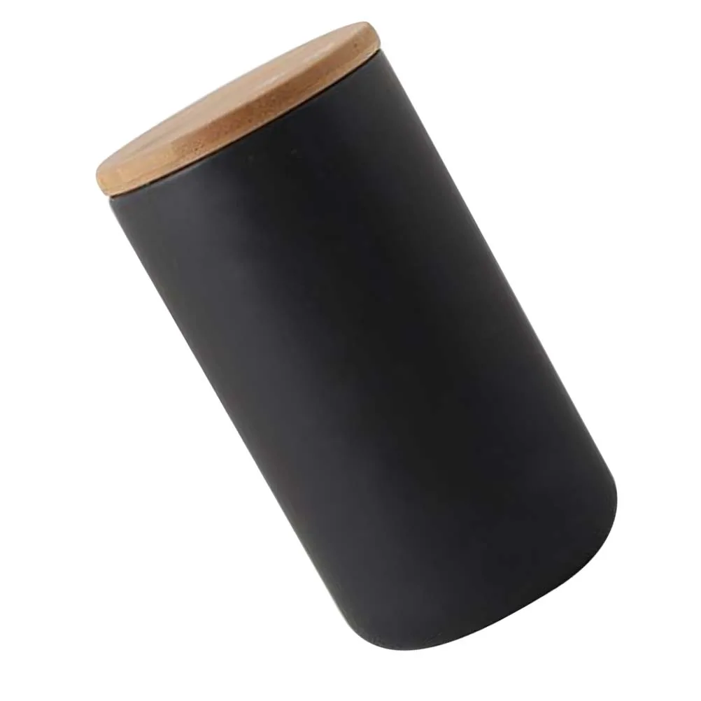 Airtight Storage Box Seal Black Kitchen Small Ceramic Jar Canister with Lid Coffee Sealants
Airtight Storage Box Seal Black Kitchen Small Ceramic Jar Canister with Lid Coffee Sealants