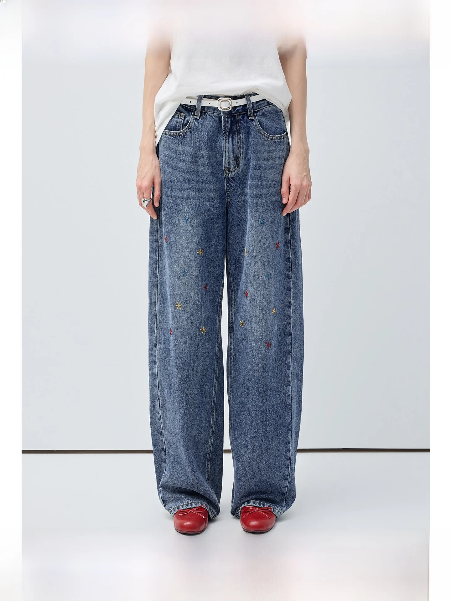 Retro Washed Wide Leg Jeans Women's Straight Elastic Pants High Waist plus Size Casual Comfortable Spring Summer Denim Trousers
Retro Washed Wide Leg Jeans Women's Straight Elastic Pants High Waist plus Size Casual Comfortable Spring Summer Denim Trousers