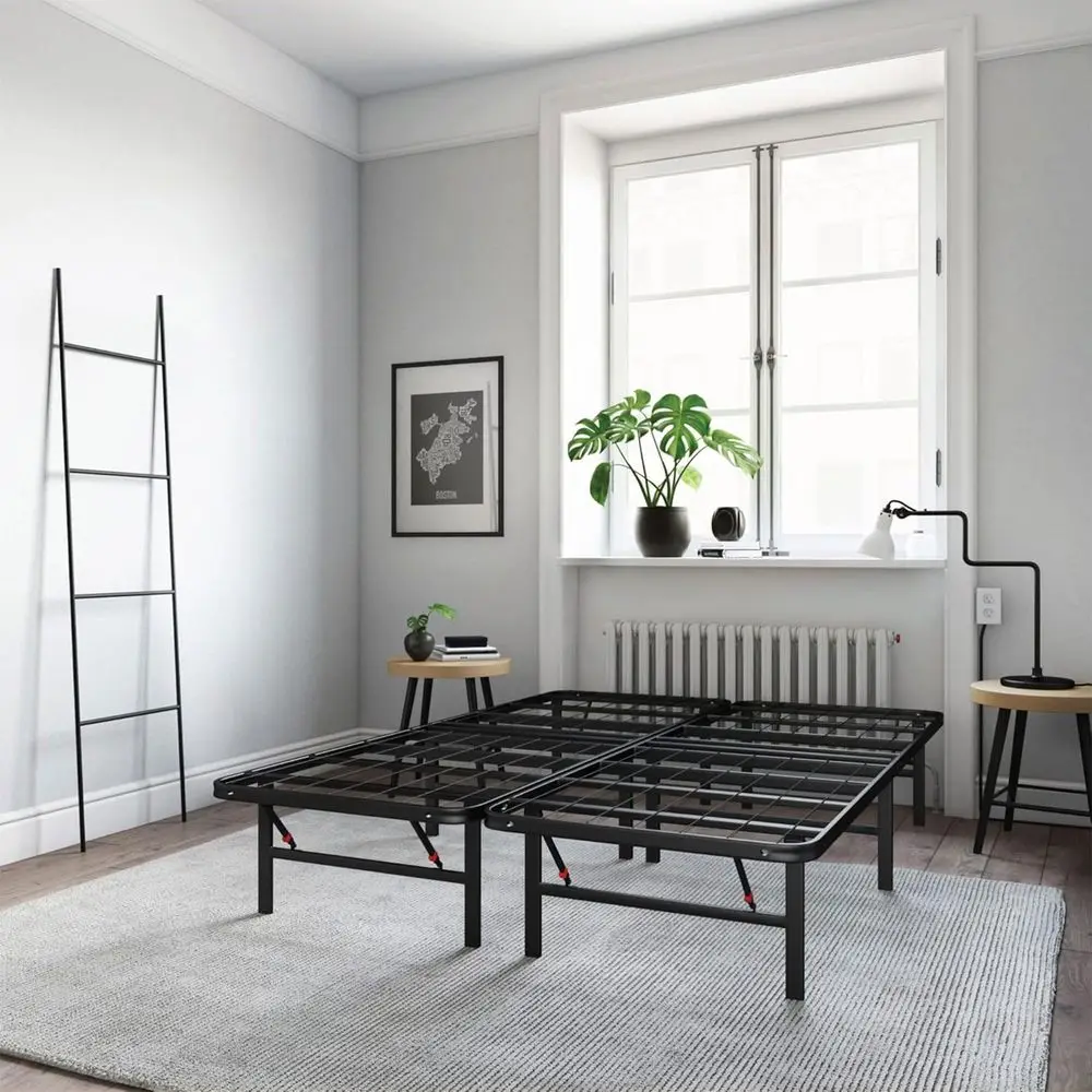 Folding Metal Bed Frame, 14 Inch Platform Mattress Foundation, Full
Folding Metal Bed Frame, 14 Inch Platform Mattress Foundation, Full