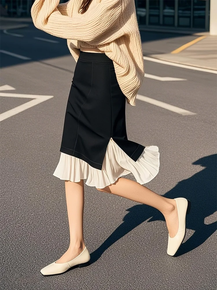 Stunning Beautiful Black Lace Trim Splice Long Half Skirt Women's New 2026 Spring Early Season Elegant Dress Polyester Fiber
Stunning Beautiful Black Lace Trim Splice Long Half Skirt Women's New 2026 Spring Early Season Elegant Dress Polyester Fiber