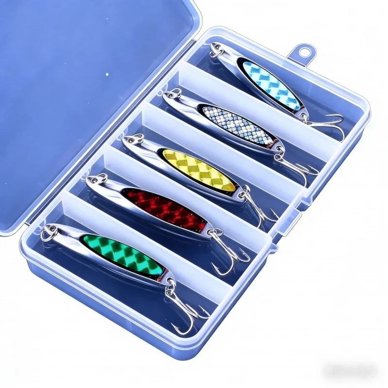 5PCS 7CM 21G 4Laser-reflective sequin angled-cut artificial bait set, biomimetic hard bait specifically designed for bass and sn
5PCS 7CM 21G 4Laser-reflective sequin angled-cut artificial bait set, biomimetic hard bait specifically designed for bass and sn