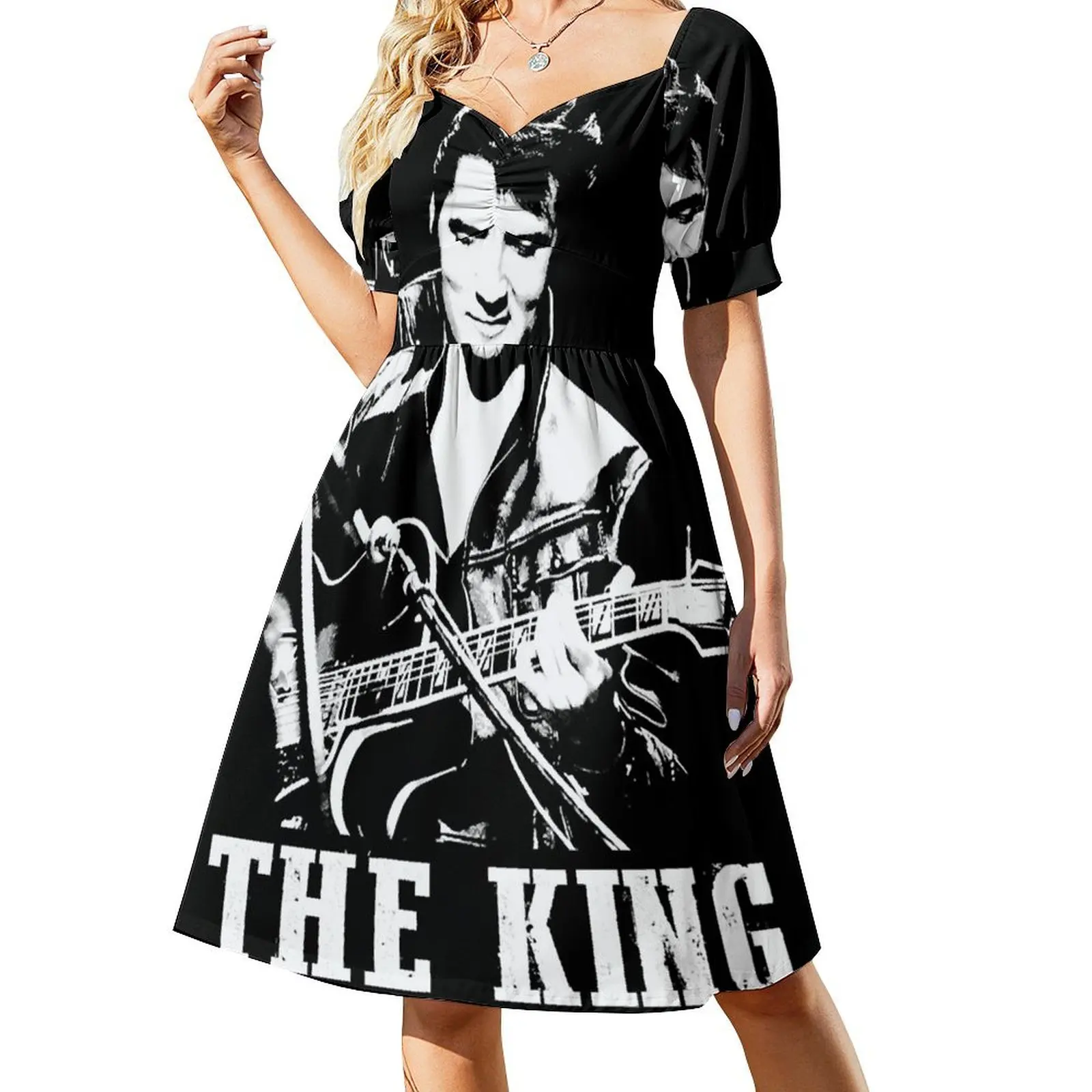 Classic The King of Rock and Roll Essential Short-Sleeved Dress beach dresses women's clothing korea stylish Dress
Classic The King of Rock and Roll Essential Short-Sleeved Dress beach dresses women's clothing korea stylish Dress