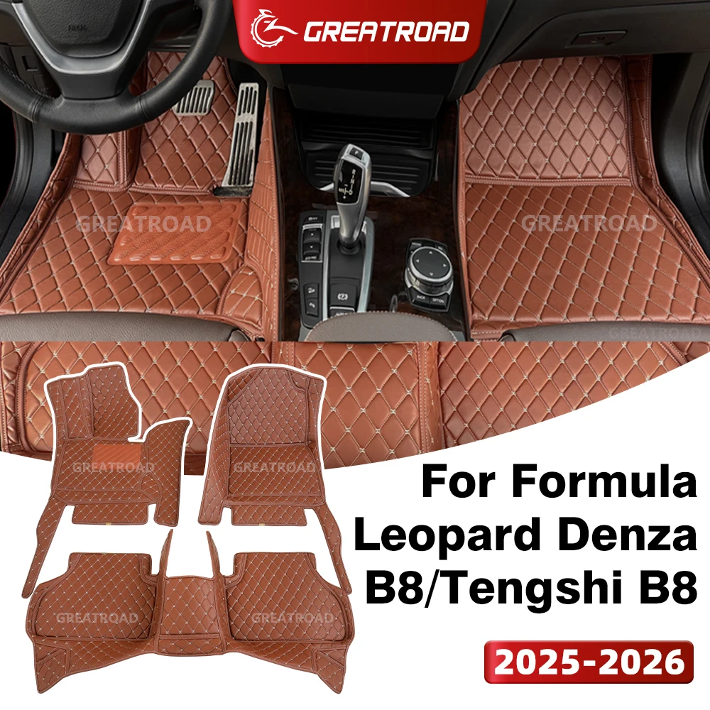 GREATROAD For Formula Leopard Denza B8/Tengshi B8 2025-2026 Custom Car Floor Mat Auto Carpet Cover Interior Accessories
GREATROAD For Formula Leopard Denza B8/Tengshi B8 2025-2026 Custom Car Floor Mat Auto Carpet Cover Interior Accessories