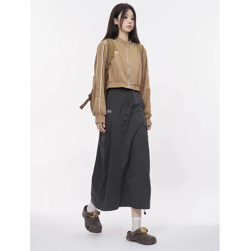 Plus Size plus Size High Waist Workwear Skirt for Women Summer Versatile Long Skirt with kets American Street Sle Retro Design
Plus Size plus Size High Waist Workwear Skirt for Women Summer Versatile Long Skirt with kets American Street Sle Retro Design