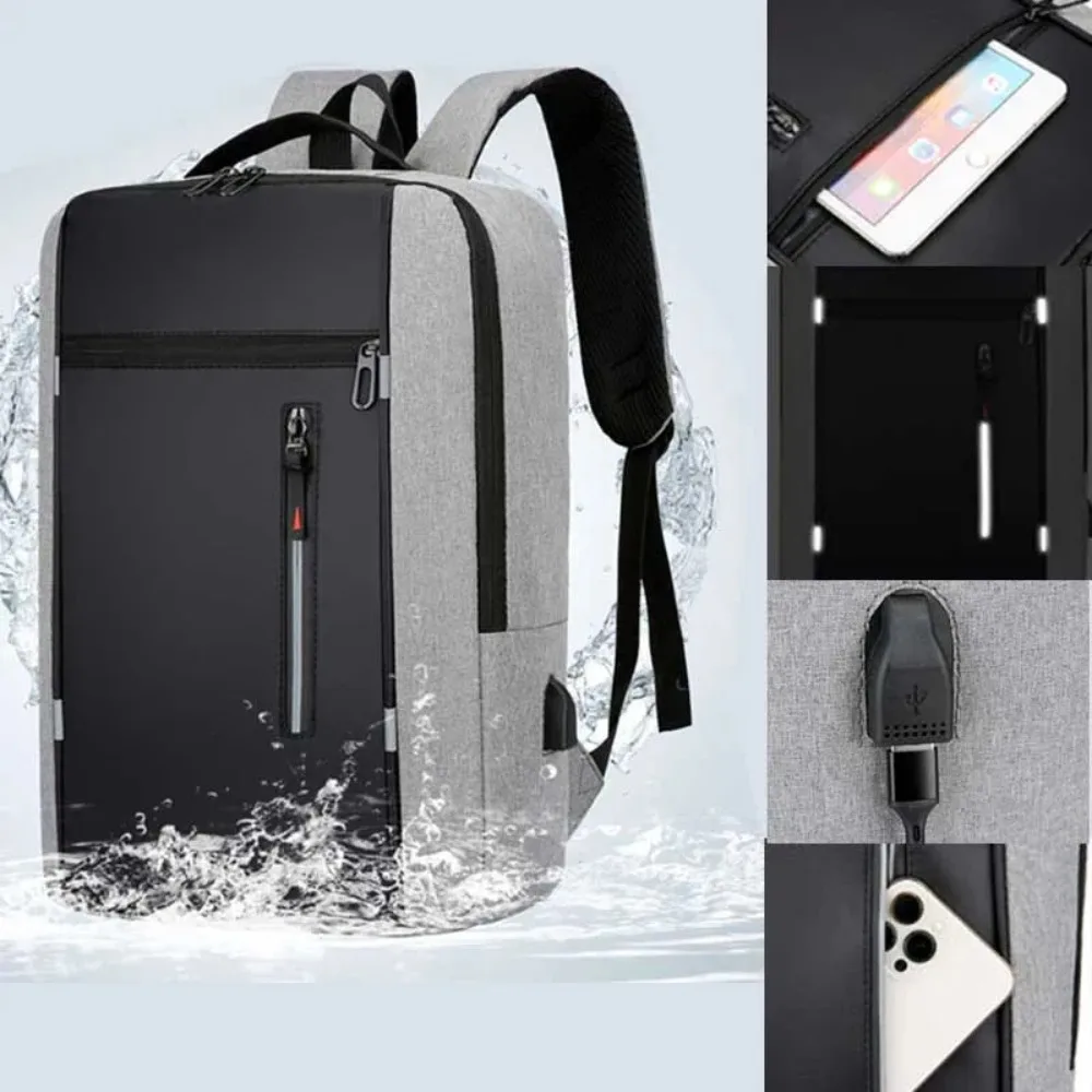 Waterproof Oxford Laptop Backpack for Men 15.6 Inch USB Charging Business Travel School Backpack High Capacity bolsa feminina
Waterproof Oxford Laptop Backpack for Men 15.6 Inch USB Charging Business Travel School Backpack High Capacity bolsa feminina