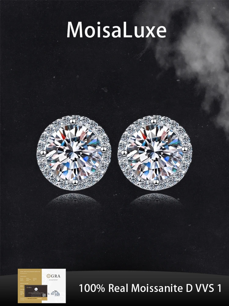 Официальный магазин MoisaLuxe GRA Moissanite Plata, стерлинговое серебро 925 пробы, круглые серьги-мешки с четырьмя когтями для женщин, ювелирные изделия, обручи, пирсинг
Официальный магазин MoisaLuxe GRA Moissanite Plata, стерлинговое серебро 925 пробы, круглые серьги-мешки с четырьмя когтями для женщин, ювелирные изделия, обручи, пирсинг