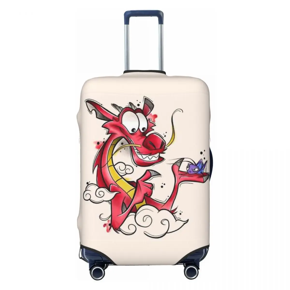 Custom Mushu Wallpaper Luggage Cover Elastic Travel Suitcase Protective Covers Suit For 18-32 inch
Custom Mushu Wallpaper Luggage Cover Elastic Travel Suitcase Protective Covers Suit For 18-32 inch